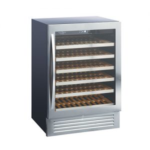 Wijnklimaatkast Coolsteel - 52 flessen a 0,75 liter
