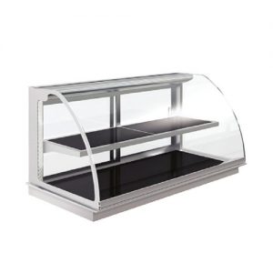 Warmhoudvitrine - keramisch glas - rond - I7PV1RVC4