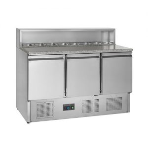 Pizzawerkbank Tefcold - 3 deuren