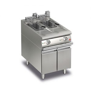 Friteuse Baron Queen 7 - 2x 10 liter inhoud - elektrisch