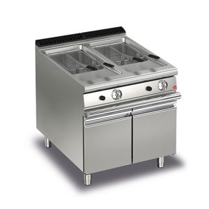 Friteuse Baron Queen 7 - 2x 15 liter inhoud - gas
