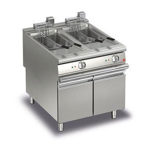 Friteuse Baron Queen 9 - 2x 20 liter inhoud - elektrisch