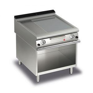Grill- en bakplaat Baron Queen 9 - 800 - gas