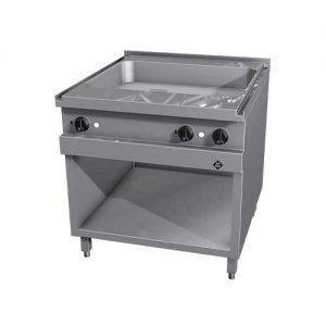 Bakplaat MKN Optima 850 - 800 - verdiept - elektrisch