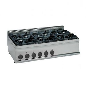 Kookunit Select Cuisine 700 lijn - 6 zones - gas